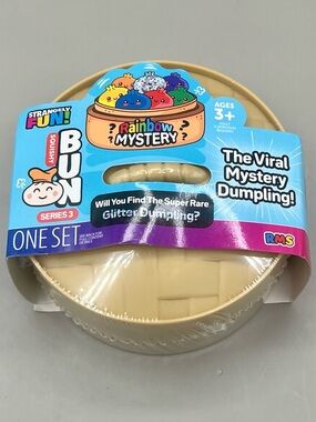 Crazy Fun Rainbow🌈 Mystery Dumpling Squishy Bun~ Series 3 ~ Five and Below~NEW